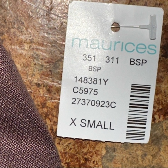 Maurices Weekender Women’s Pants Size XS Light Coffee Brown Wide Leg Cropped NWT - Picture 11 of 11